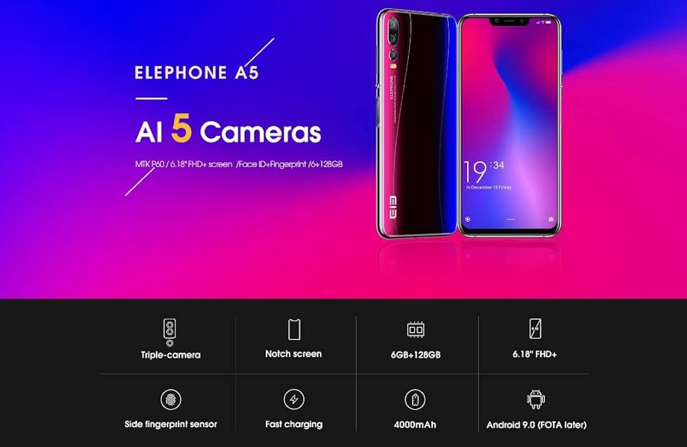 Elephone A5 Lite product photo